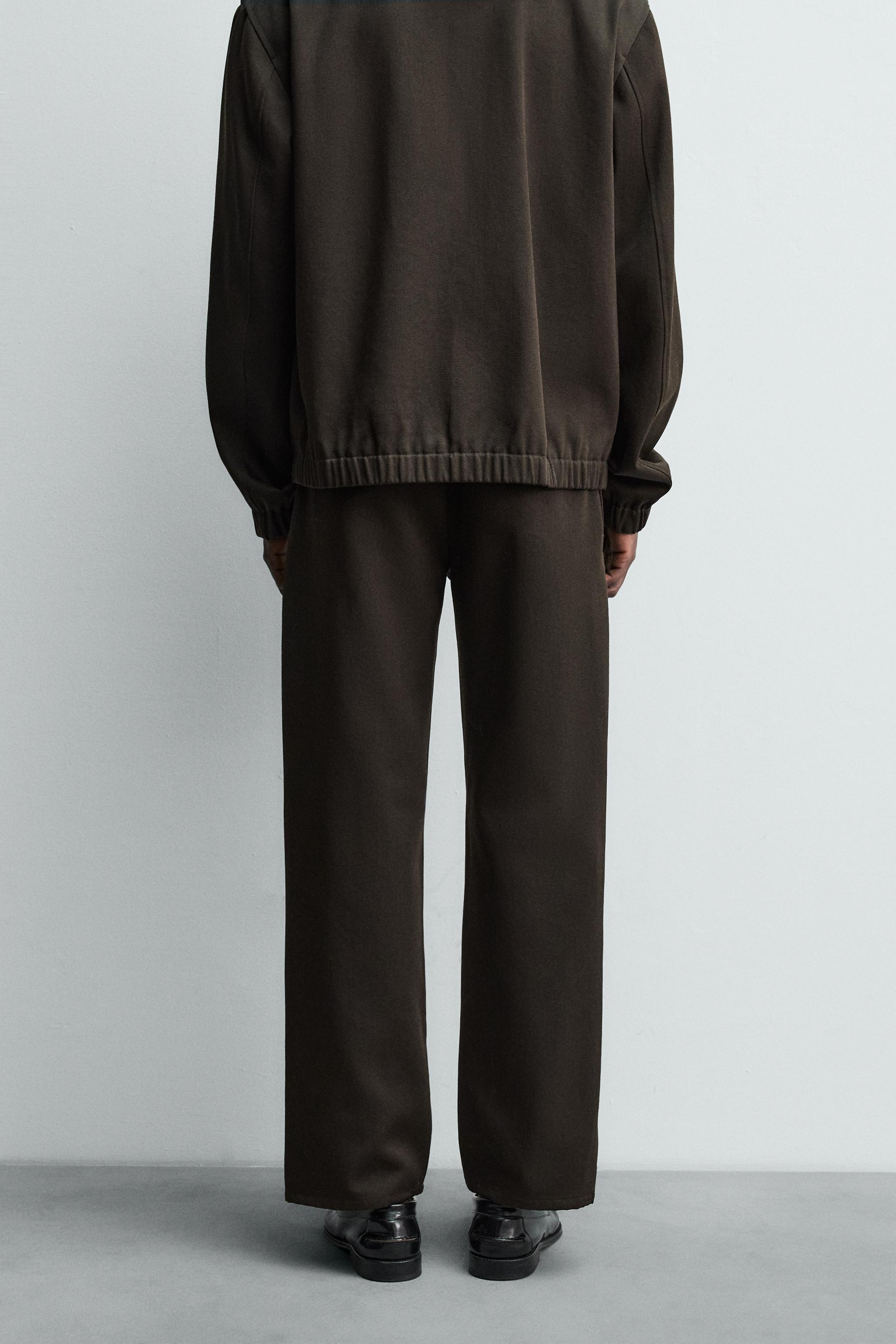 PANTALON STRUCTURÉ LAINE - COTON